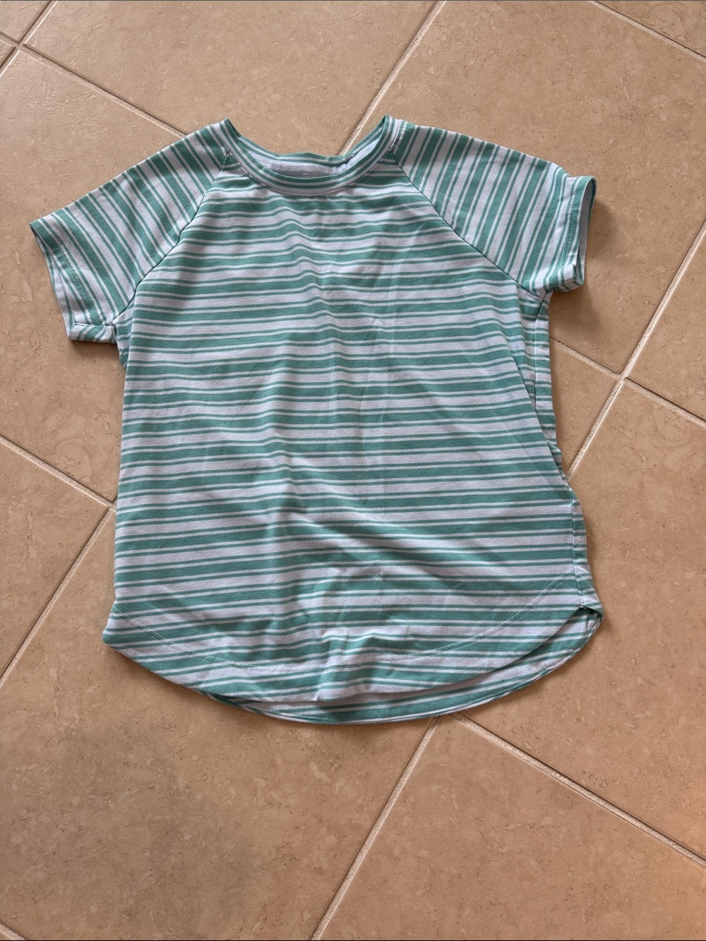 Athleta Girls Short-Sleeve Striped Tee